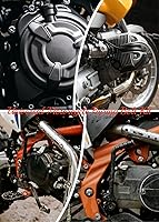 Vista 7 de Kit de 210 pernos de carenado de motocicleta, aleación de aluminio M5 M6, tornillos sujetadores universales coloridos pernos de carenado Kit