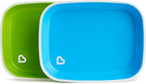 Munchkin Splash - Platos infantiles de 2 piezas, los colores varían