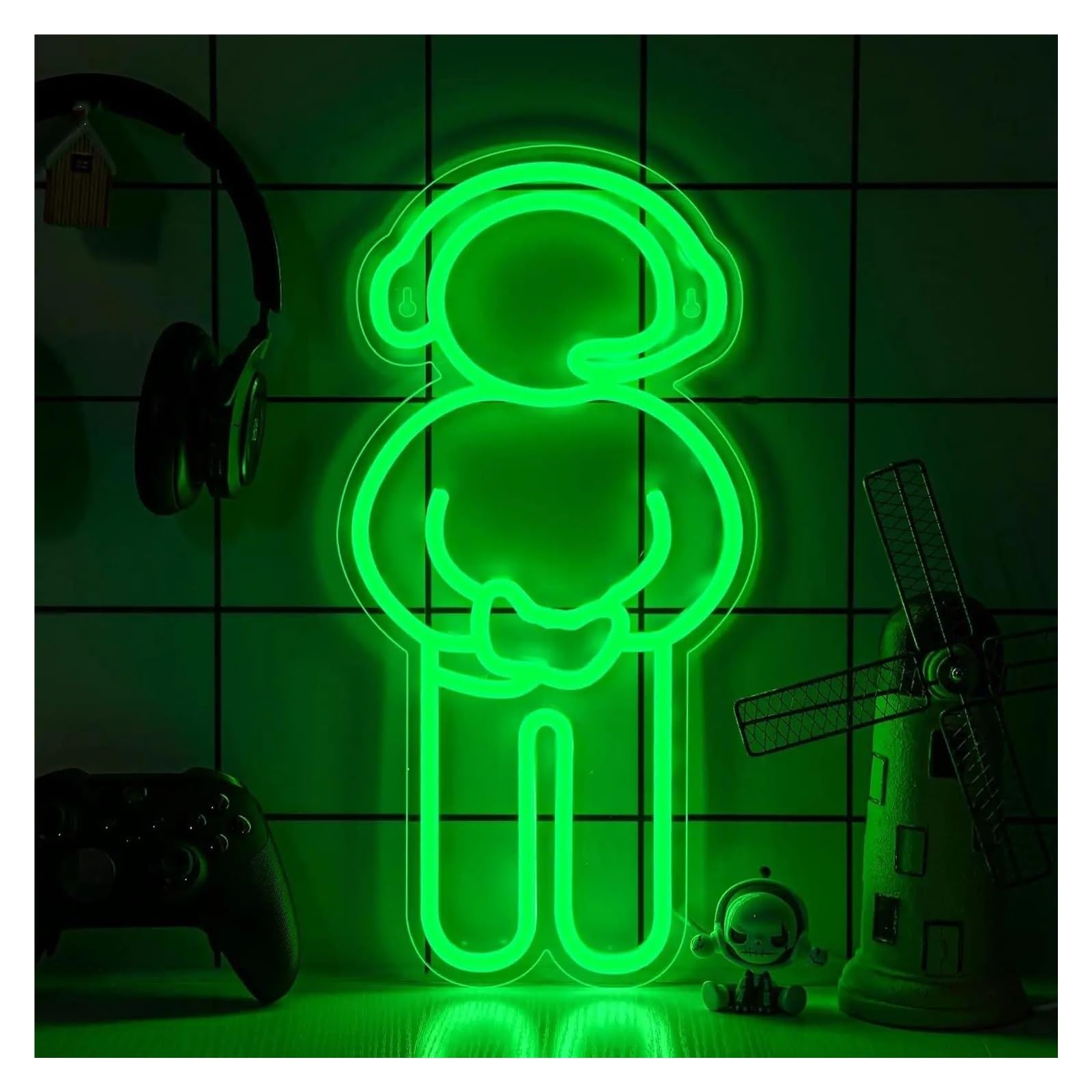 SHOUXI Sign Lamp Gamer Neon,Adjustable Brightness, Suitable for Game Rooms and E-Sports Halls 40x20cm
