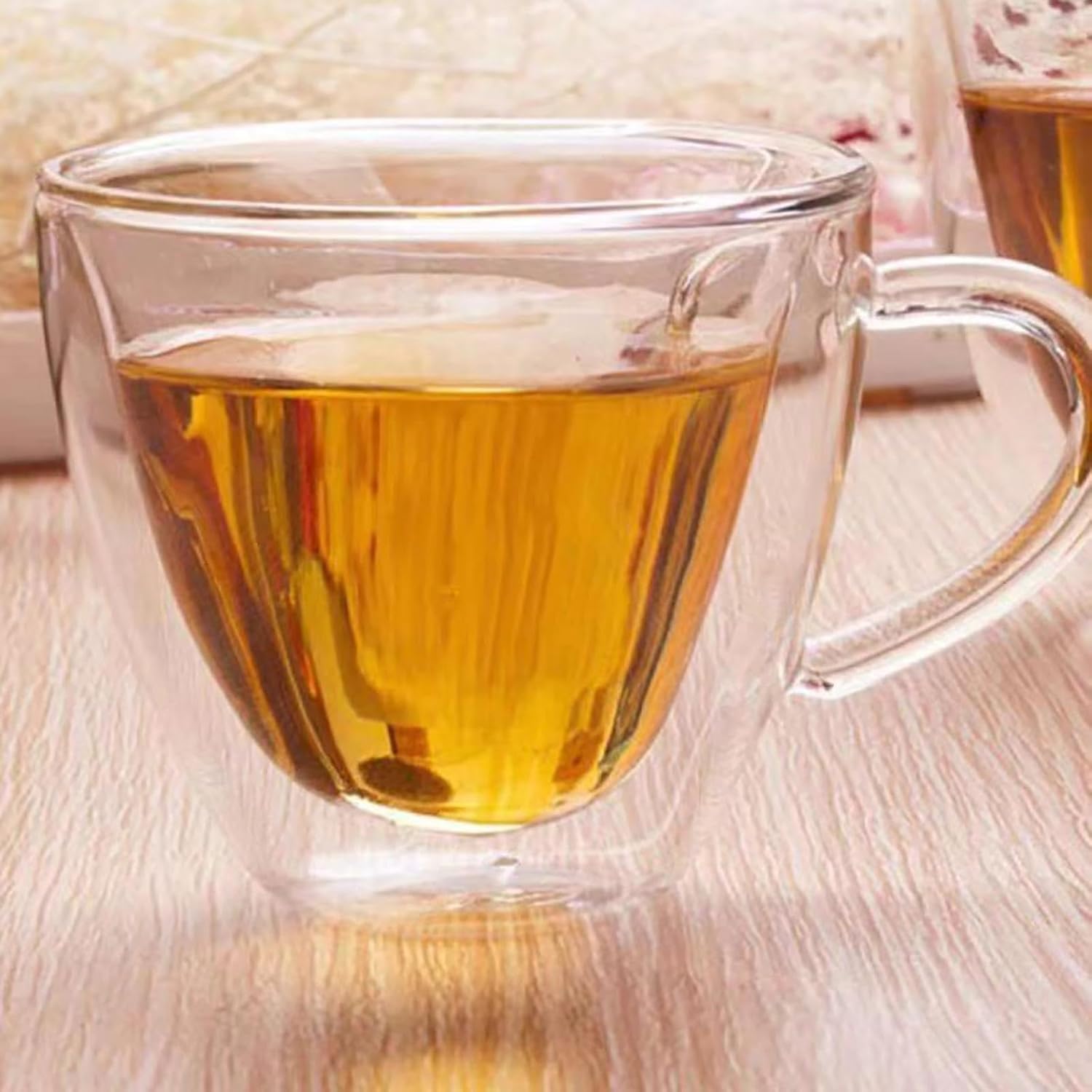 240ML Cocktail Glasses,Transparent Martini Glass,Double Layer Champagne Glasses,Champagne Flutes,Whiskey Glass,Whiskey Glasses for Men,Bar Glasses,Glassware,Drinking Glasses,Cups