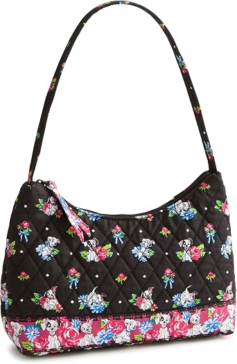 Vera Bradley Premium Cotton Disney Mouse Crossbody Bag, Mickeys Promenade