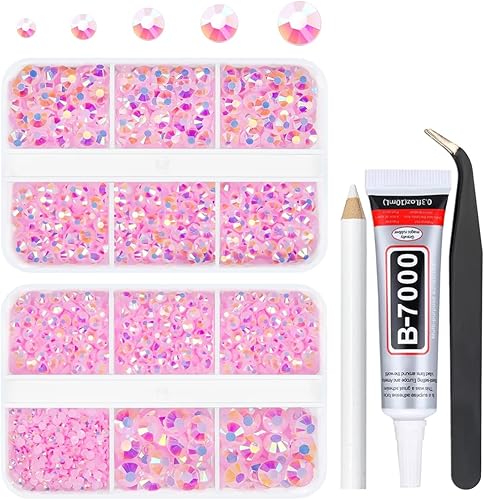 Vista 12 de Resina AB de limón amarillo para manualidades, diamantes de imitación de citrino con parte trasera plana, piedras de gel de 2mm, 3mm, 4mm, 5mm, 6mm