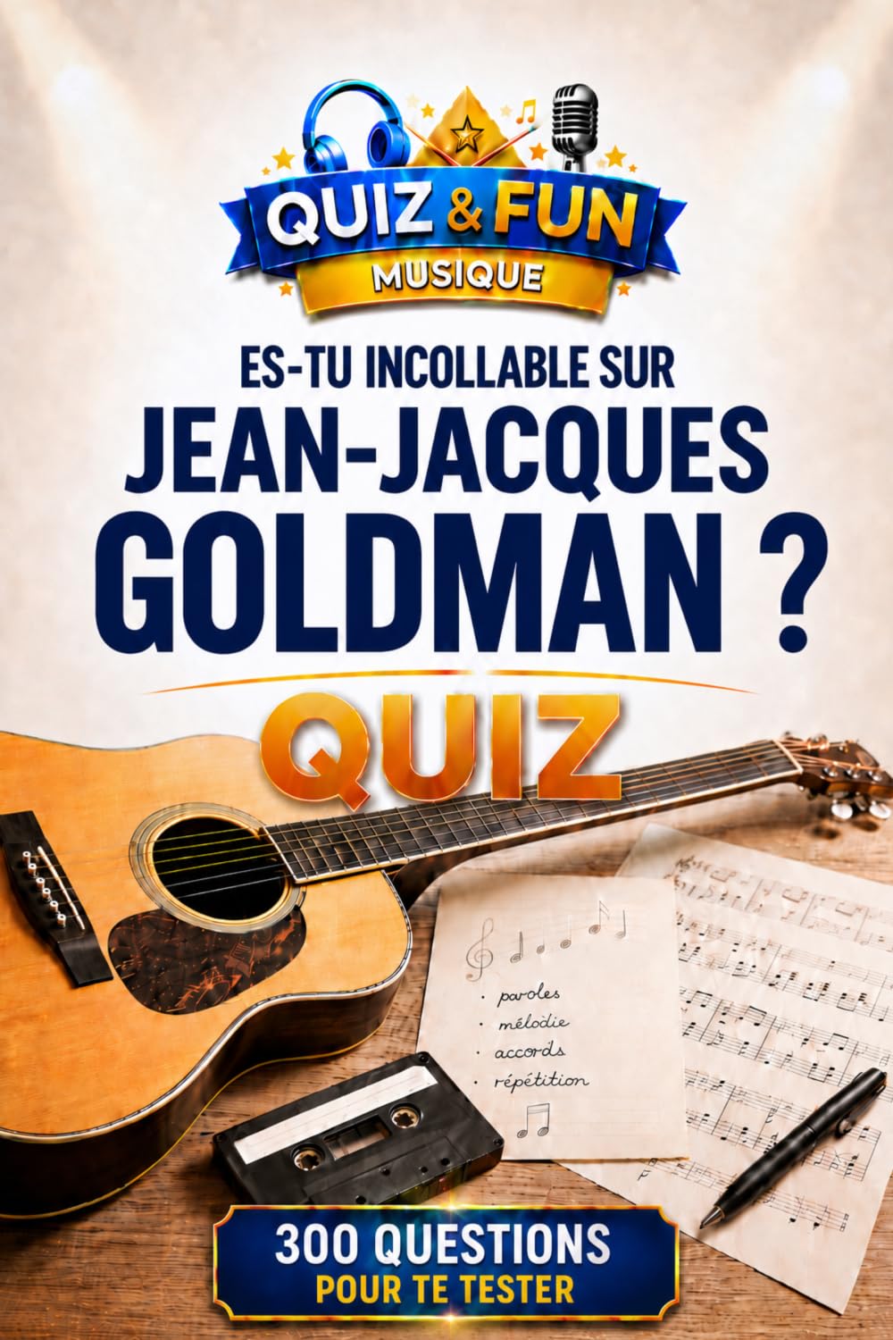 Es-tu incollable sur Jean-Jacques Goldman ? Quiz (Quiz and Fun Musique - Les stars de la musique)