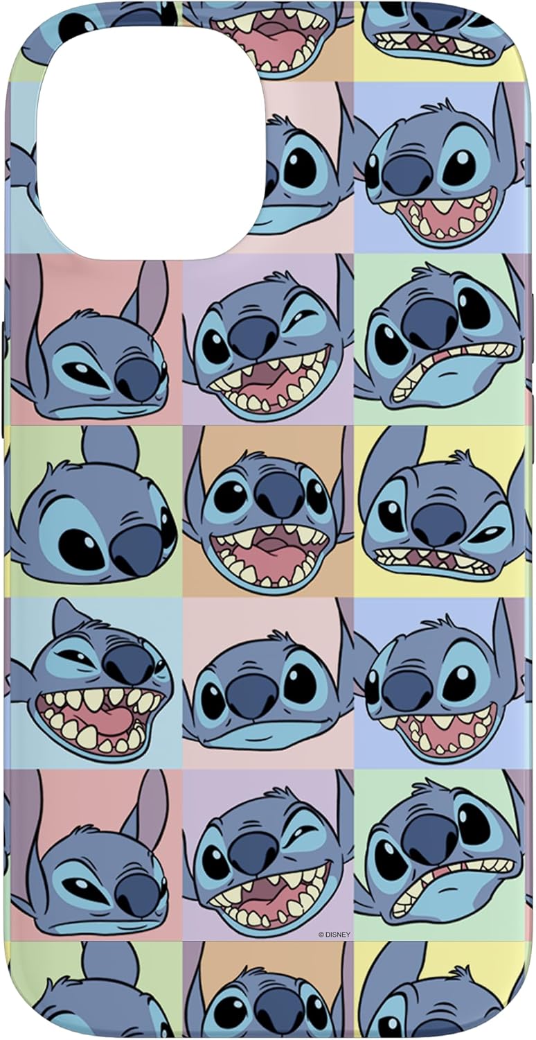 Disney Lilo & Stitch Many Faces of Stitch Pop Art Case for iPhone 14 Pro Max