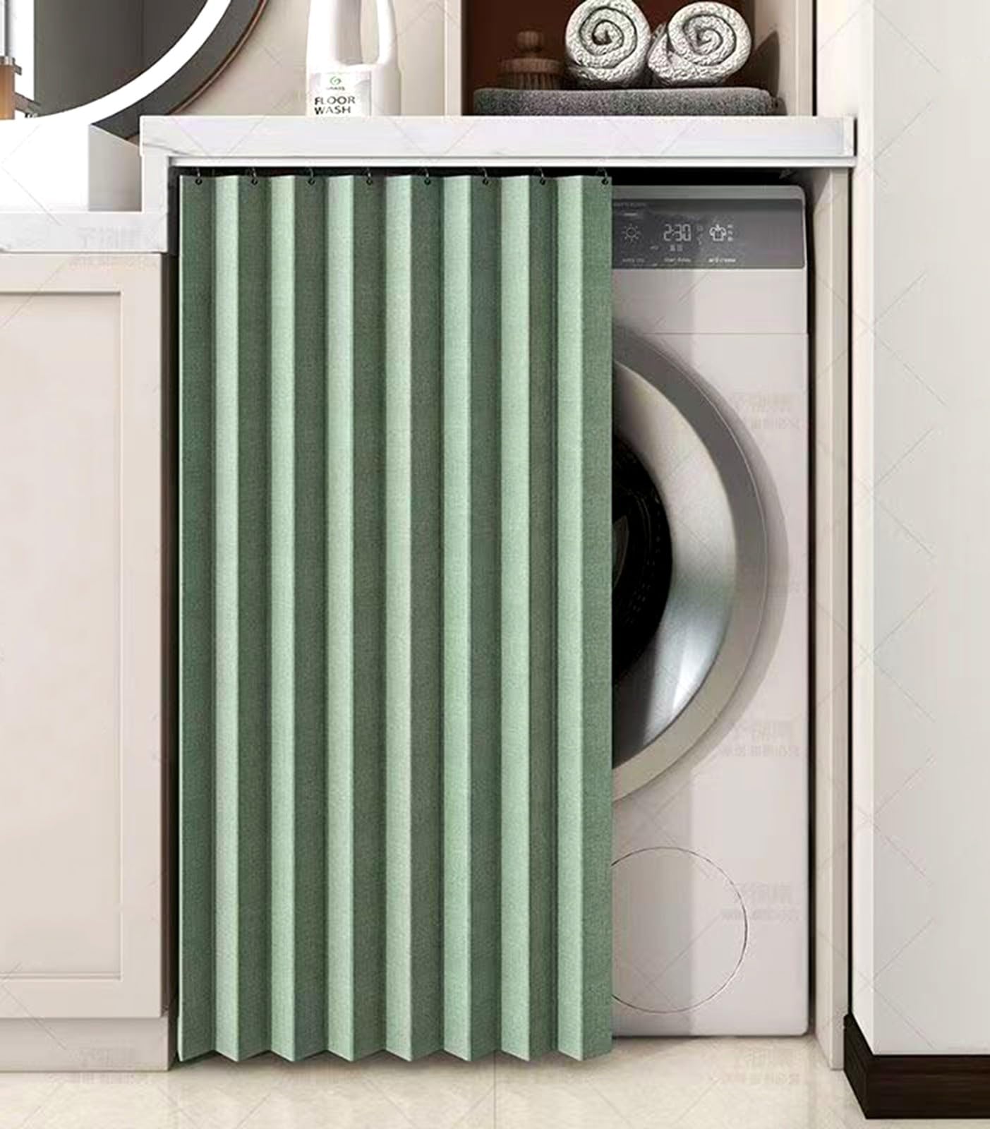 Rideau de garde-robe coulissant placard écran intimité étagère 180x250