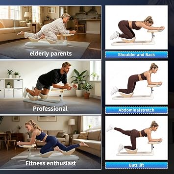 Twist Crawler V2 - Adjustable Back Stretcher & Spine Decompressor for Lower Back Pain Relief & Sciatica, Multi-Purpose Twist Trainer for Core Strength, Detachable Home Workout Equipment