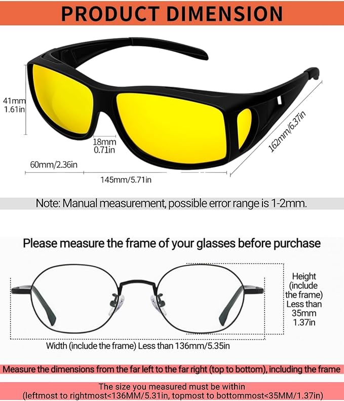 Gafas de sol para usar sobre lentes KANASTAL unisex miniatura 5