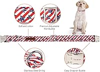 Vista 229 de Unique Style Paws - Collar rosa con hebilla de metal, duradero y lindo para perros pequeños a grandes