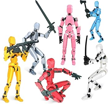 Amazon.com: FoxVilla T13 Action Figure Titan 13 3D Printed Action