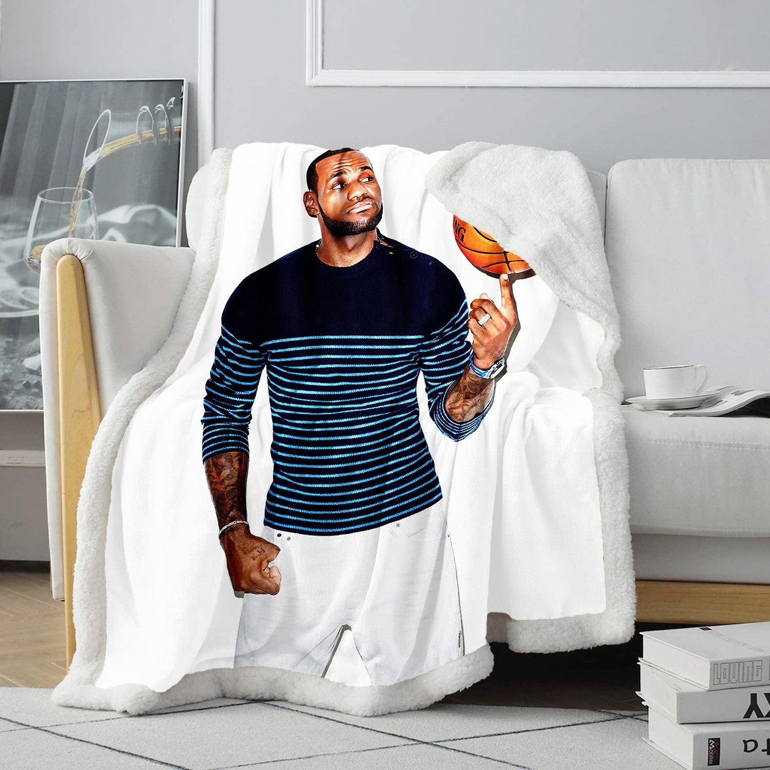 YLFC basketball star Kids Blankets Throws 3D Plush Bed Blanket james Throw  Los Angeles Lakers Sofa Sherpa Blanket Sherpa Blanket Decorative Soft  Microfiber All Seasons 150x200cm : Amazon.co.uk: Home u0026 Kitchen