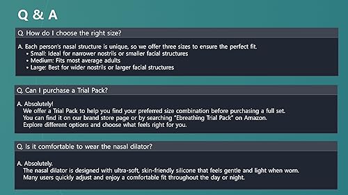 Miniatura 7 de Ebreathing Dilatadores Nasales Suaves para Mejorar la Respiración, Alivio de Ronquidos y Congestión Sinusal - Cómodas Ventilaciones Nasales para