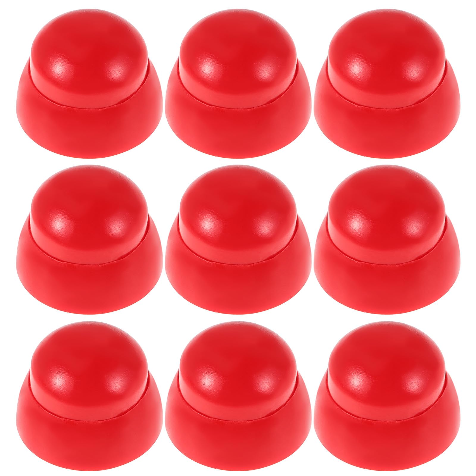 50 Tapas de Seguridad para Tuercas M10 de Plástico Rojo para Estructuras de Juegos Infantiles al Aire Libre, Protectores de Pernos para Prevenir Accidentes en Niños