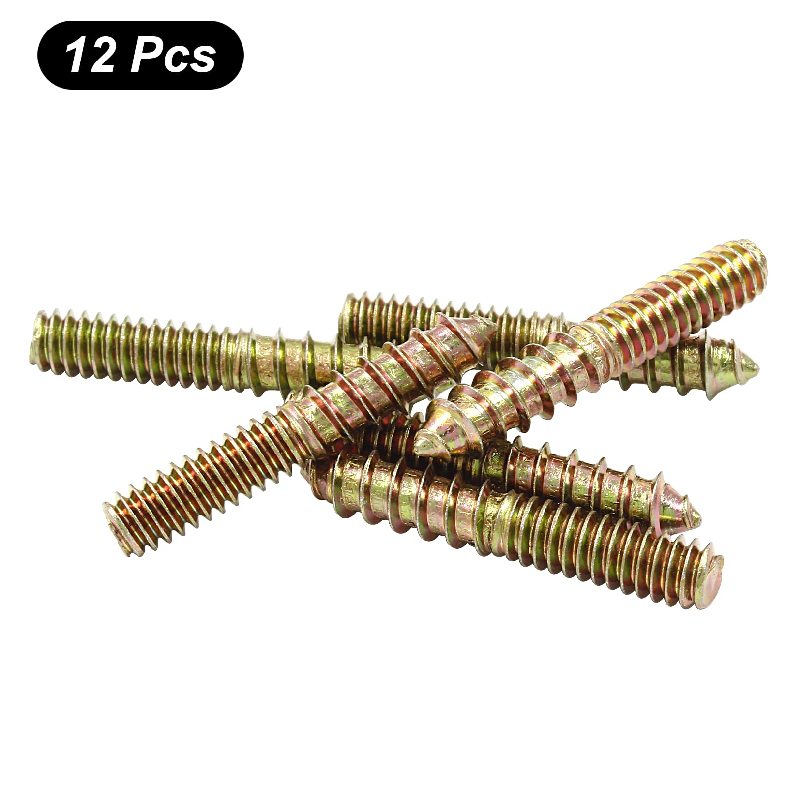 Uxcell 5/16-18 x 1-1/2 Hanger Bolts Carbon Steel Zinc Plated 20 Pack Uxcell 5/16-18 x 1-1/2 Hanger Bolts Carbon Steel Zinc Plated 20 Pack