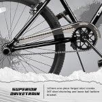 Cubsala 20 24 26 1 cm BMX Vélo de course Trident Bicycles de niveau débutant pour les riders avancés avec 2 Pèlerins, couleurs multiples
