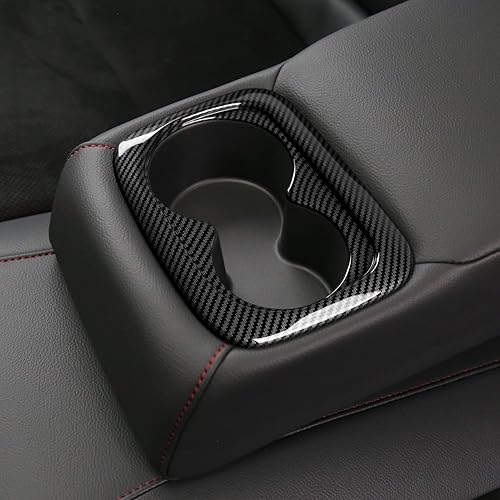 Miniatura 149 de Car Central Armrest Box Cover Decals for 2022 2023 2024 2025 Honda Civic 11th Gen Accessories ABS Carbon Fiber Interior Stickers