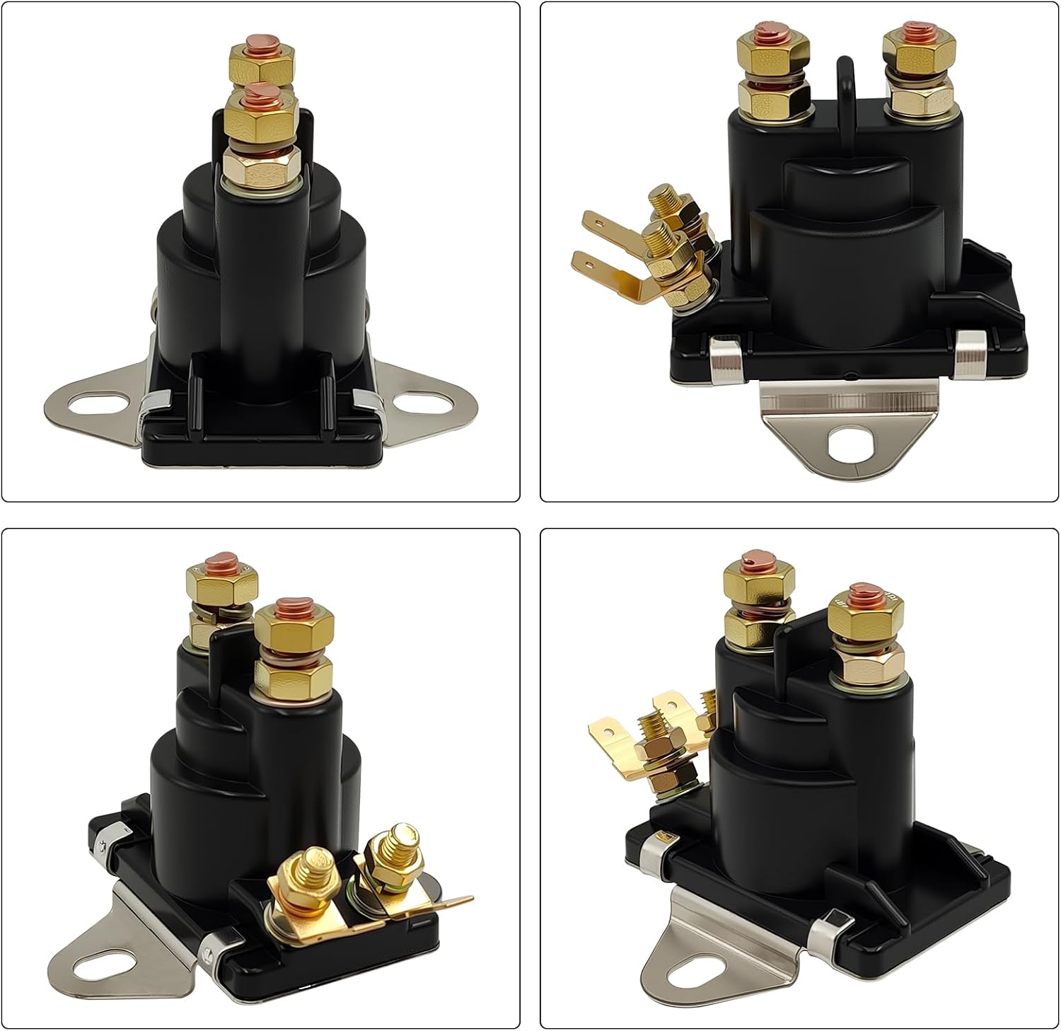 89-96158T Starter Solenoid Relay, Compatible with Mercruiser Mercury Mariner Outboard Motors 35-275 HP Solenoid Replace 89-818864T 89-84607 8994318 8996158