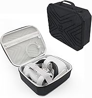 Vista 1 de Diseño para Oculus Quest 2 - Funda rígida de viaje para Oculus Quest 2 Funda de almacenamiento impermeable para Quest 2 con correa Elite