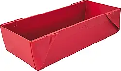 Euro Home - Forma de Silicone desmontável 28 X 13 Cm Vermelha - SIL5937-VM
