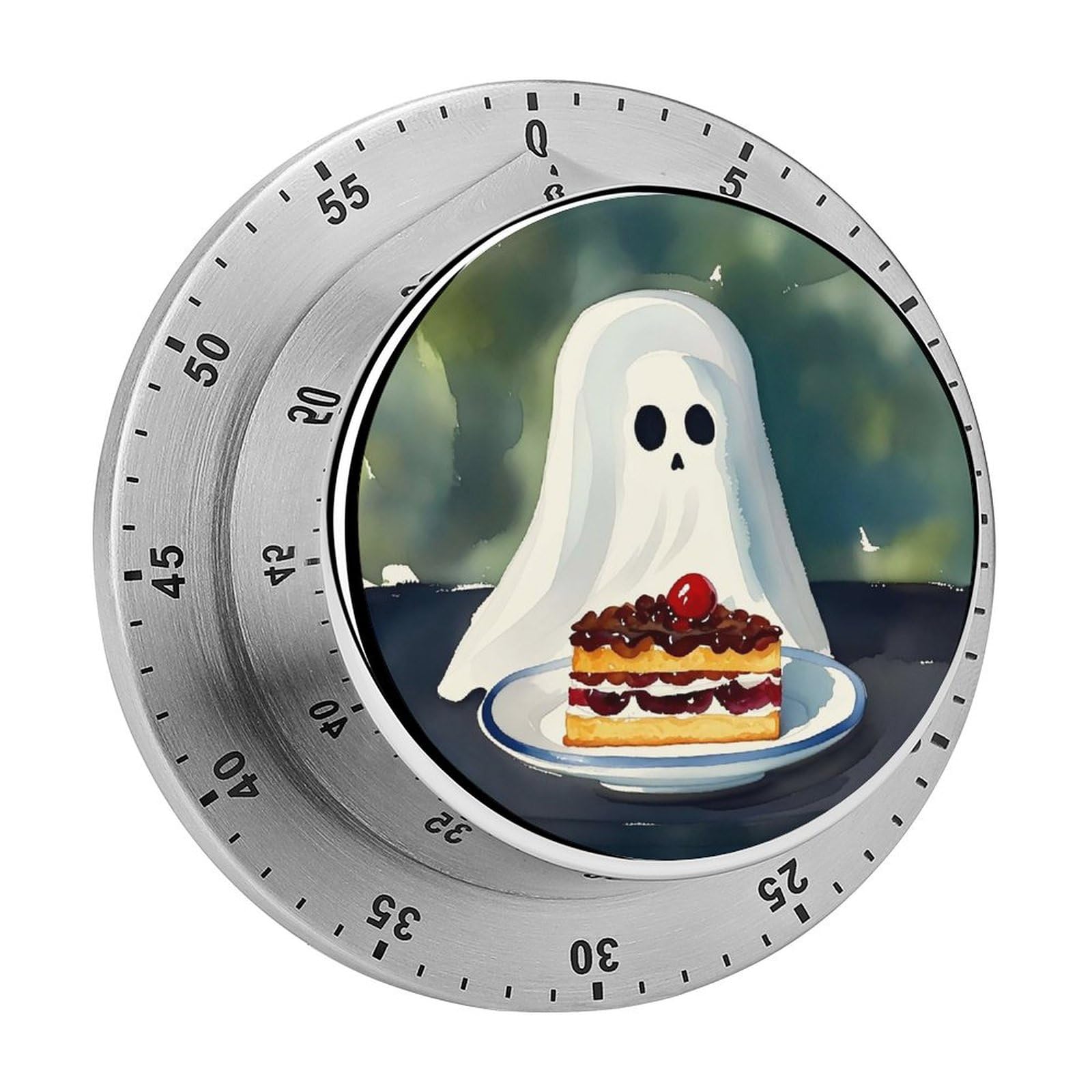Ghost Art Printed Waterproof Christmas Timer with Loud Alarm Outdoor Timer for Cooking Exercise Baking