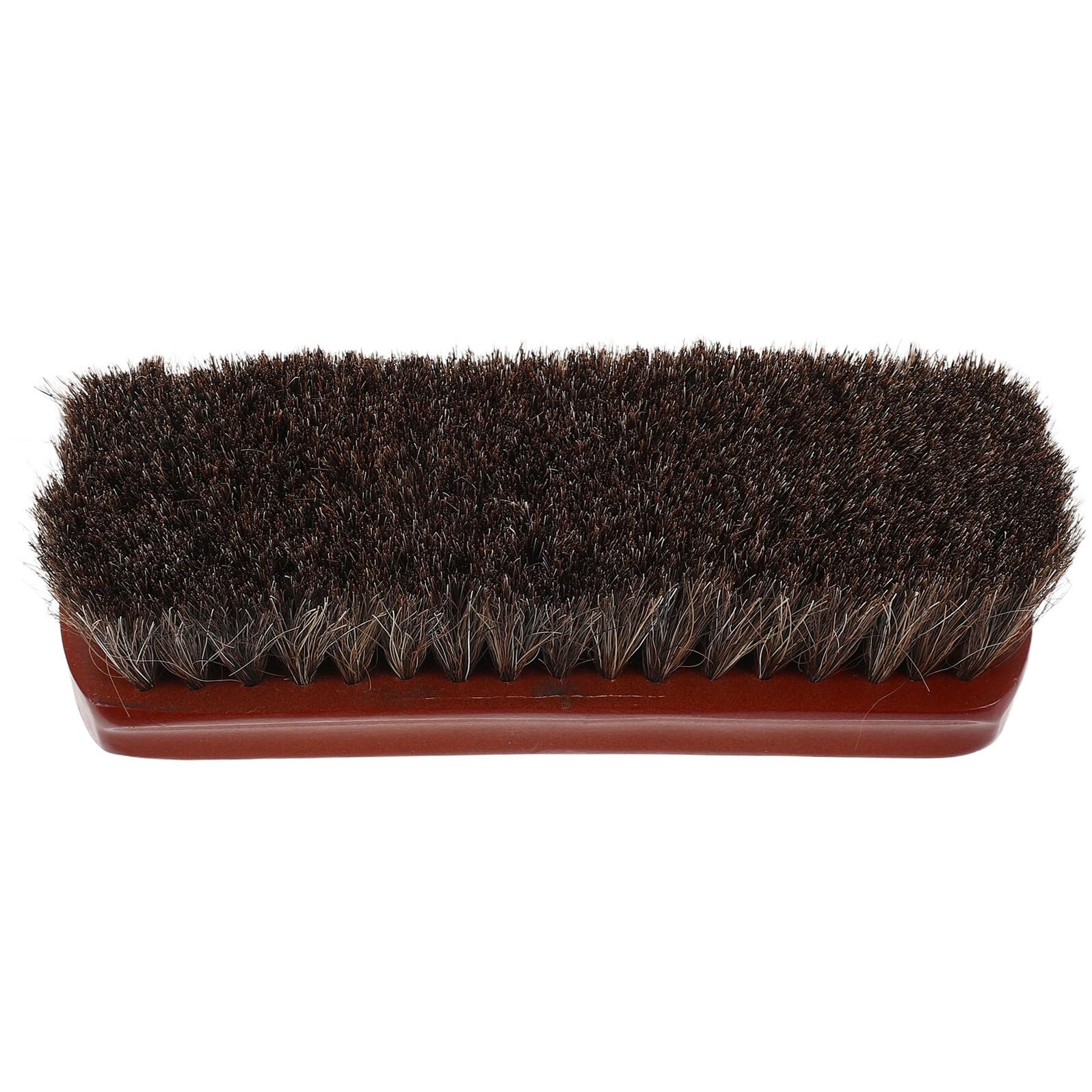 Cepillo de crin de caballo POPETPOP de madera para calzado