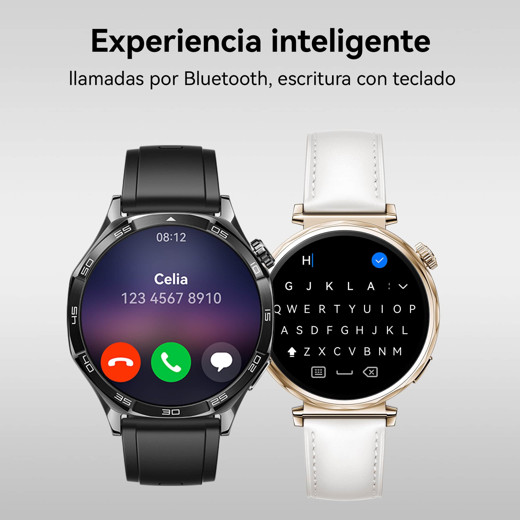 HUAWEI Watch GT 5 46mm Smartwatch, Silueta con Diseño Sofisticado, Nueva Experiencia Running y Ciclismo, Seguimiento de Salud, 14 Días de Duración de la Batería, iOS & Android, Azul