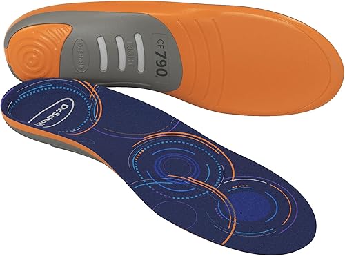 Dr. Scholl's Plantillas FiT Comfort personalizadas, plantillas de zapatos con soporte de arco bajo para mujer, talla 13.5-14 Hombres 12.5-13,