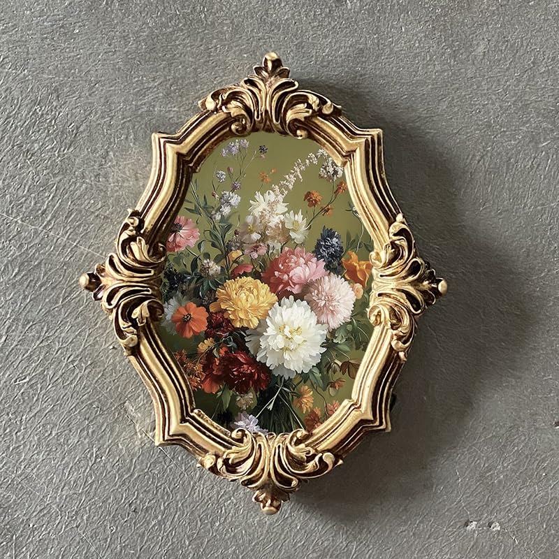 Cadre photo sculpté en résine style américain rétro : idéal pour offrir à vos proches