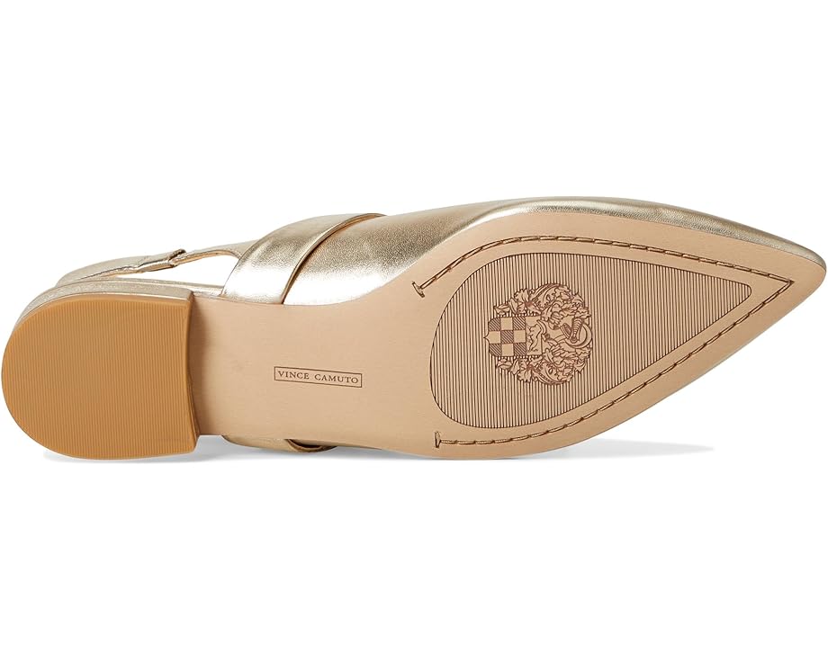 Vince Camuto Amoret Buckle Slingback Flat Mule - Bottom View