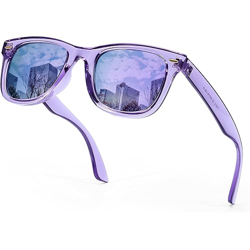 SIPHEW Polarized Sunglasses for Women & Men - UV400 Mirrored Beach Eyewear, Designer Unisex Fashion Sunglasses w/Medium Fit