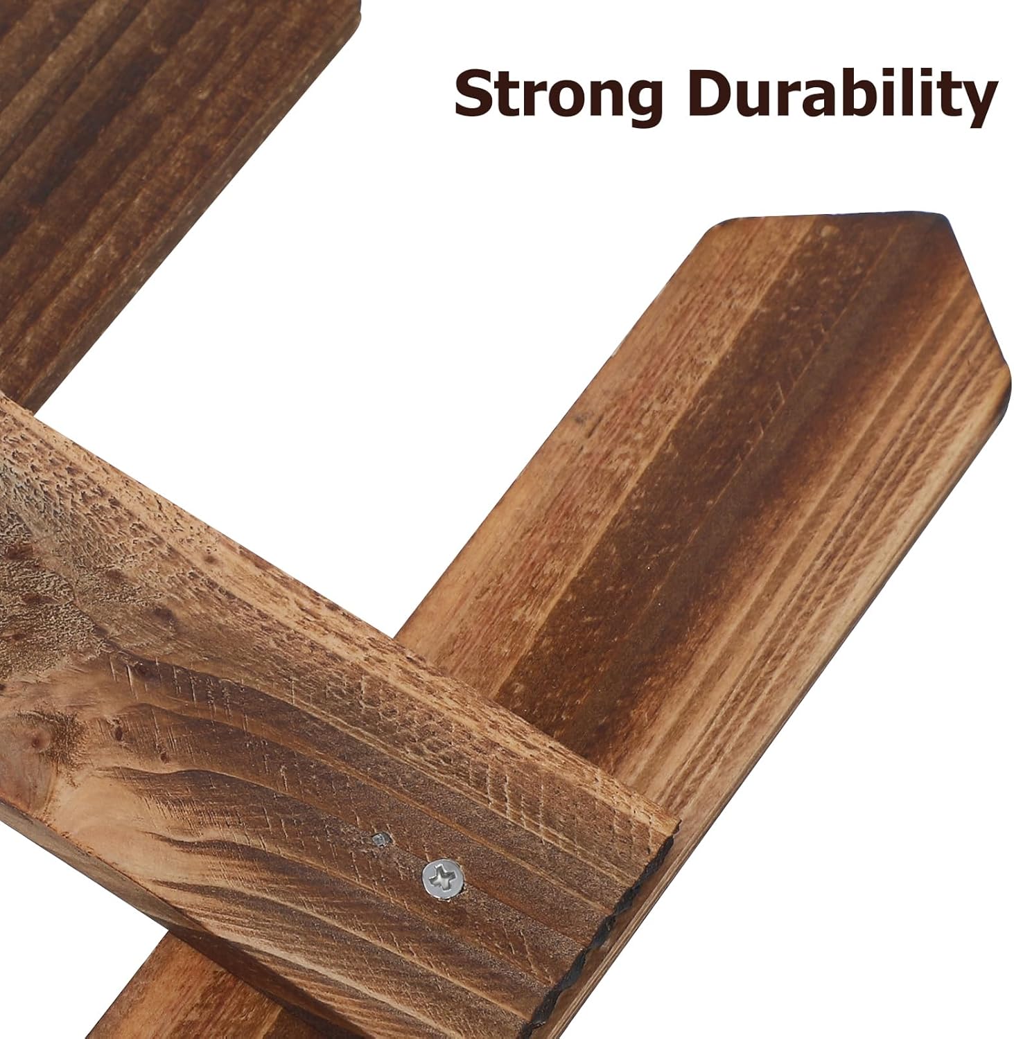 Operitacx Christmas Tree Fence, Wooden Christmas Tree Gate Fence Panels 23 X 11.6 Inches, Fence Brown Picket Fence Border