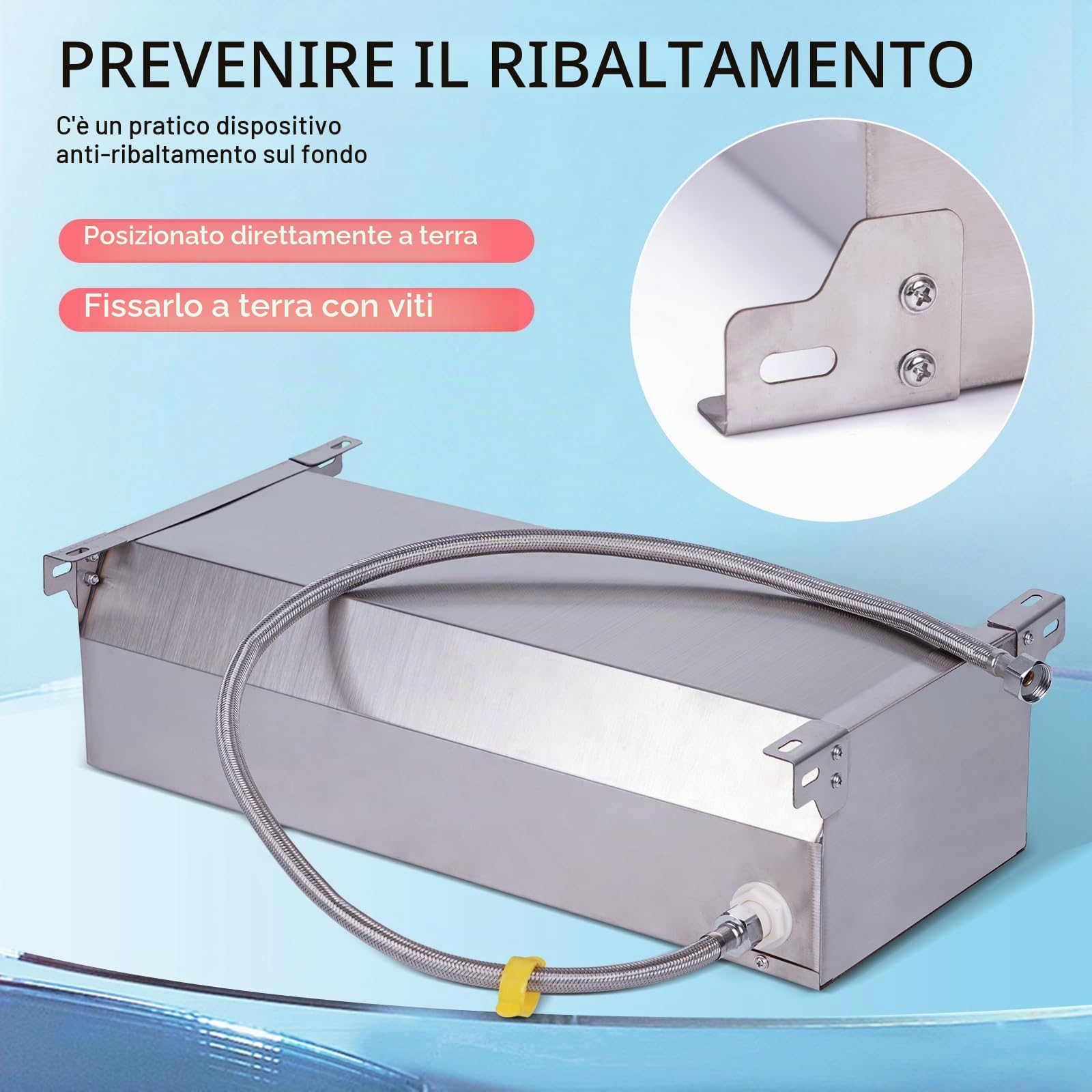 Abbeveratoio Automatico per Cani, Serbatoio Dell'Acqua Potabile con Grande Capacità, Distributore Automatico di Acqua Potabile con Valvola a Galleggiante per Cavallo, Capra, Maiale, Cane, Pecora