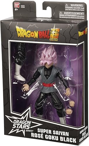 Miniatura 2 de Bandai - Dragon Ball Super - Figura de Dragon Star, 6.7 in - Super Saiyan Rosé Goku Negro - 35866