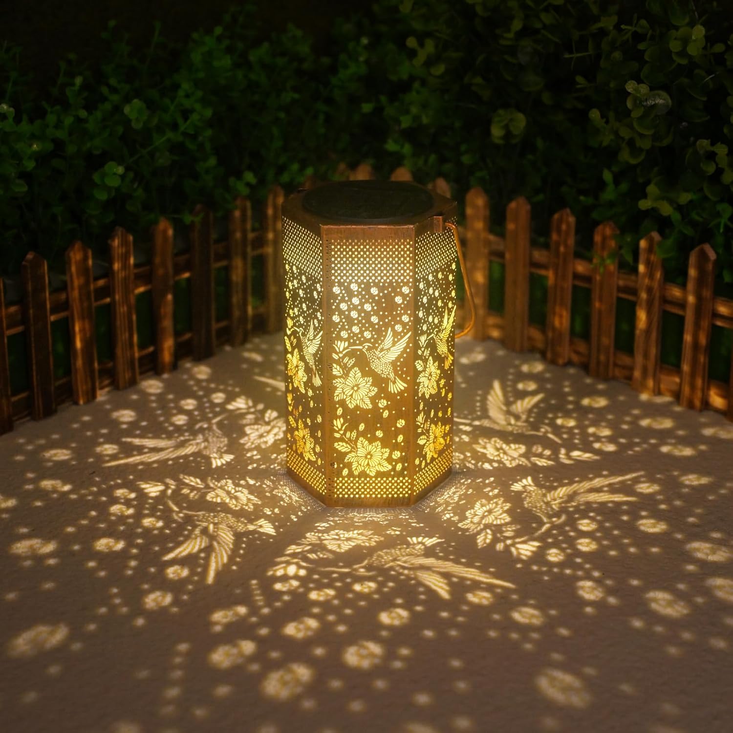 2 Pack Hummingbird Solar Lights Outdoor Garden Decor Landscape Lighting Birthday Gifts for Women Men Mom Father Solar Lantern Outdoor Waterproof for Outdoor Decor for Outside, Pathway, Yard