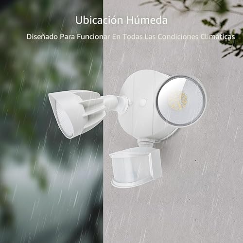 Miniatura 8 de Philips Luz de seguridad LED de 44 W 4200 lm para exteriores con sensor de movimiento PIR, luz de inundación de luz diurna de 5000 K, impermeable,