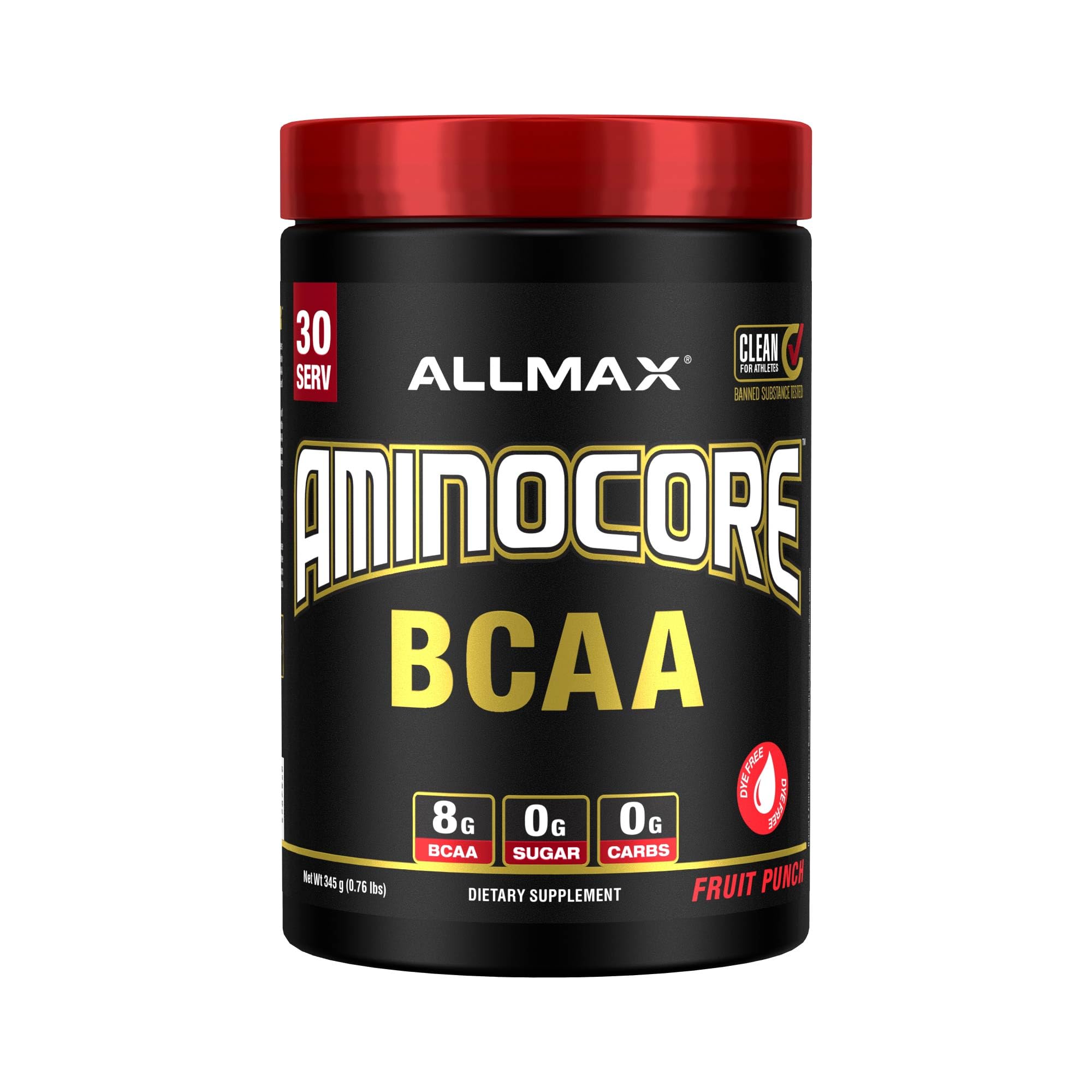 Nutrition, AMINOCORE BCAA, Fruit Punch, 0.69 lbs (315 g)