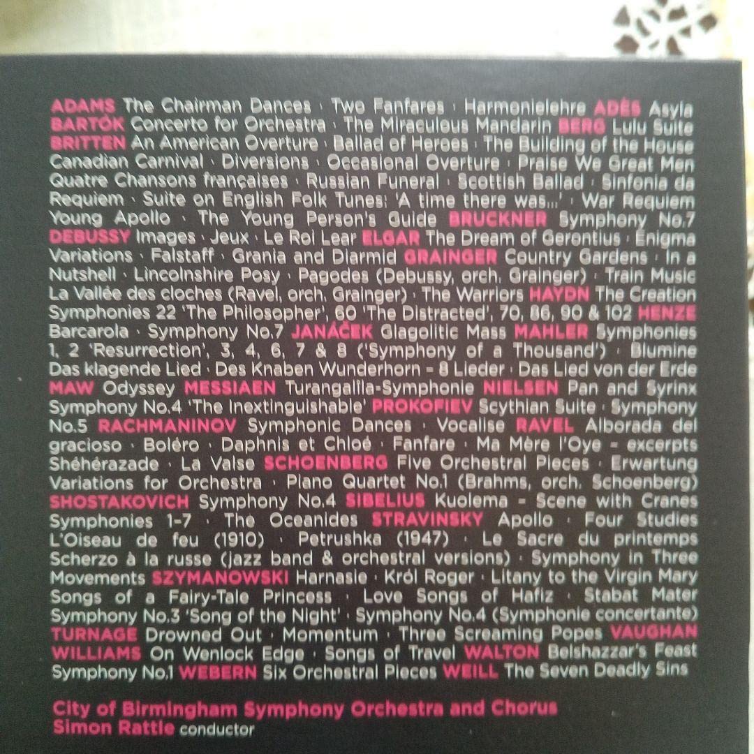 CD サイモン・ラトル＆バーミンガム市交響楽団録音集（52CD）