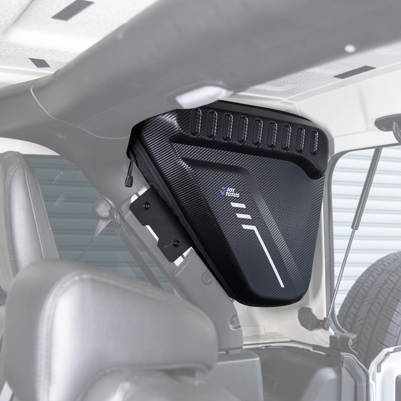 Borsa Organizer per Roll Bar Compatibile con 2018-2023 Wrangler JLU 4 Porte, Borsa da Sella per Gabbia di Sicurezza