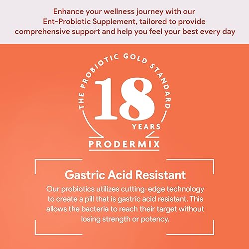 Miniatura 7 de Probiótico ENT - Fórmula probiótica completa para boca y garganta para apoyo avanzado de la salud oral, respiratoria y otorrinolaringológica, 60