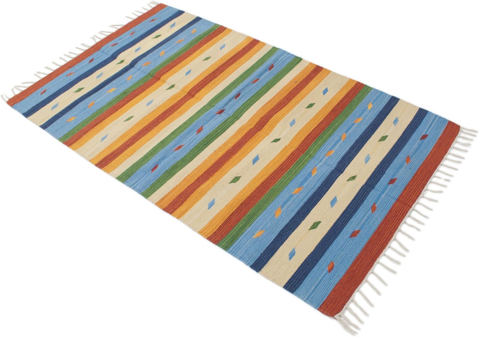 240x170 CM Original, Autentic Kilim HAND MADE Coton Indian #GalleriaFarah1970