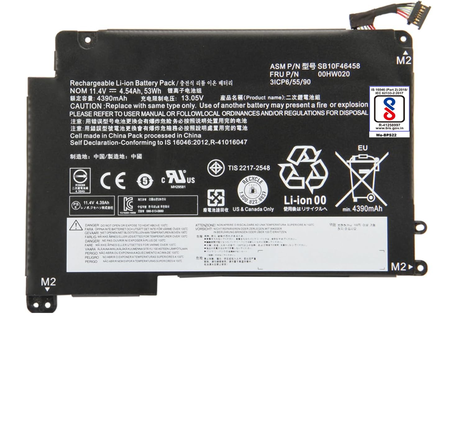 Wefly 00HW020 Laptop Battery Compatible for Lenovo ThinkPad Yoga 460 20EL 20EM P40 Yoga 20GQ 20GR Yoga 14 20FY 20DM000VUS 20FY0002US S3 Yoga 14 Series Notebook 00HW021 SB10F46458 SB10F46459 (B0CTFLGP16) Amazon Price History, Amazon Price Tracker