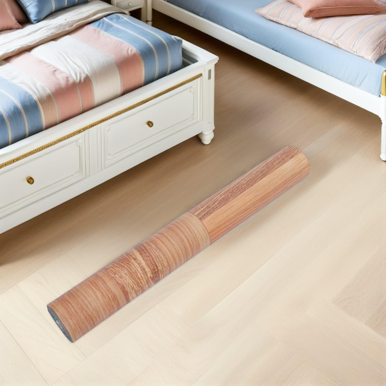 Baluue Adesivi Pavimento in Pvc Effetto Legno Marrone Autoadesivi Waterproof per Cucina Soggiorno Moderni Resistenti All'usura
