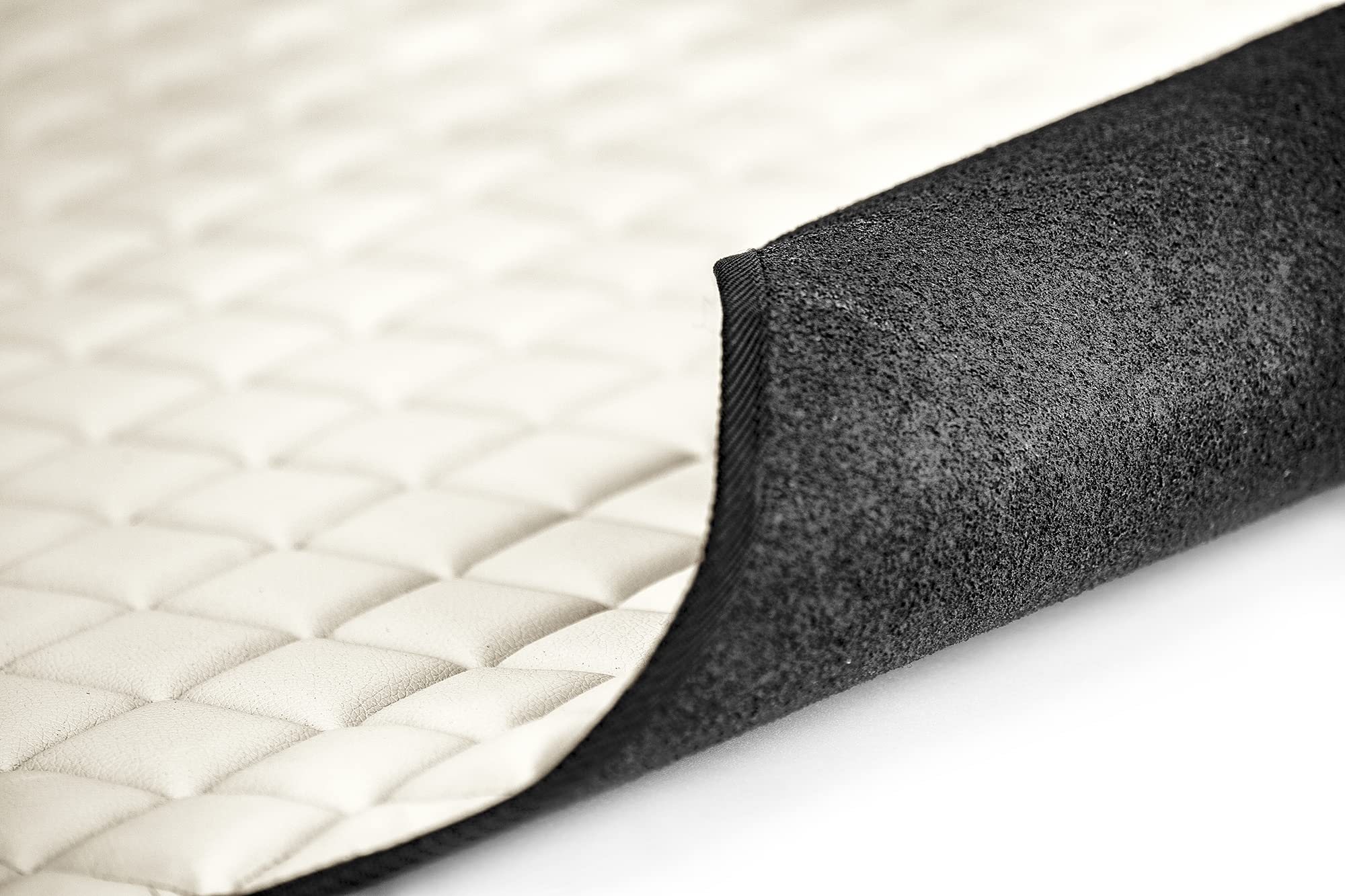 Tapis De Sol Matelassés Pour Ducato, Boxer, Jumper - Noir, Cuir Synthétique 1cm | Protection Durabilité