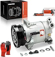 A-Premium CVC AC Compressor w/ Clutch for Chevy Colorado 2.5L 2015-2021, Equinox 1.5L 2018-2021, GMC Canyon 2.5L & Terrain - 5 Groove PAG46