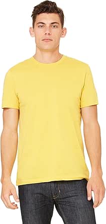 BELLA + CANVAS Unisex Short Sleeve Jersey T-Shirt - Maize Yellow (Medium)