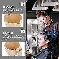 Vista 4 de Lurrose Cuenco de tinte para el cabello, tinte rubio para el cabello, 2 unidades, cuenco de tinte de pelo de plástico, cuencos de tinte de mezcla
