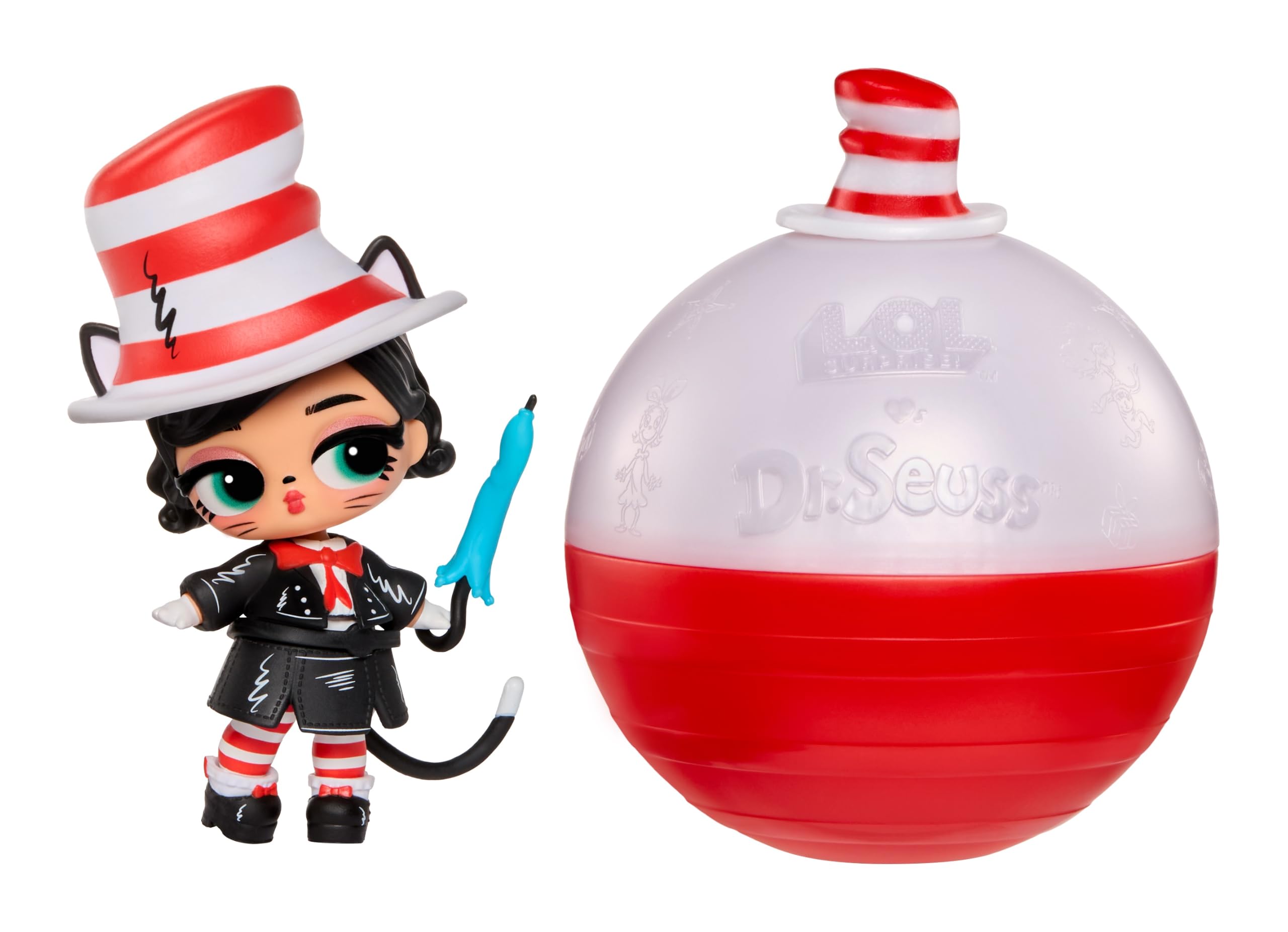 LOL Surprise Loves Dr. Seuss Tots – Play & Display, 7 Total Surprises – Collect All 4!