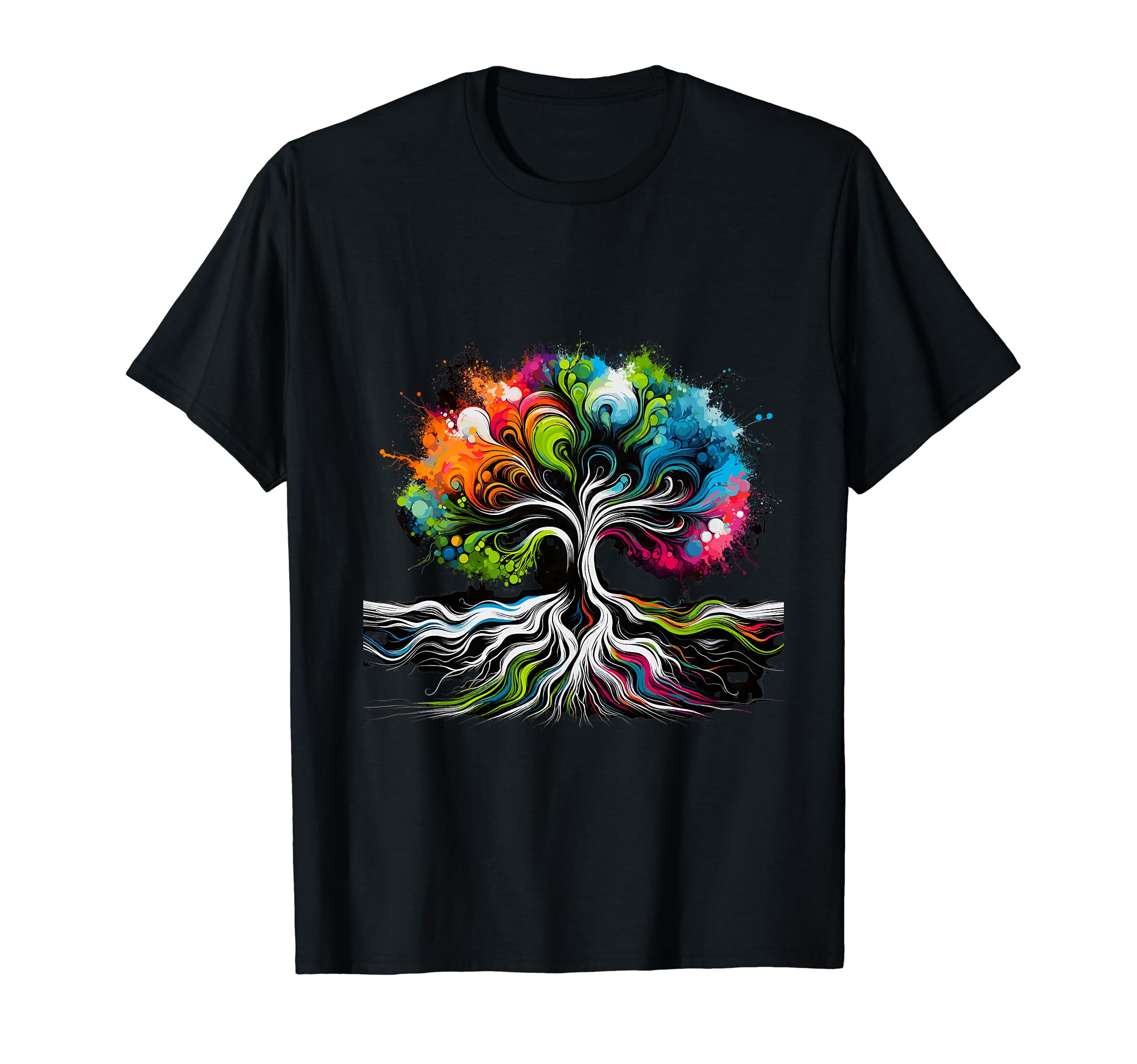 Eco Harmony Spectrum - Vibrant Sustainability Vector T-Shirt