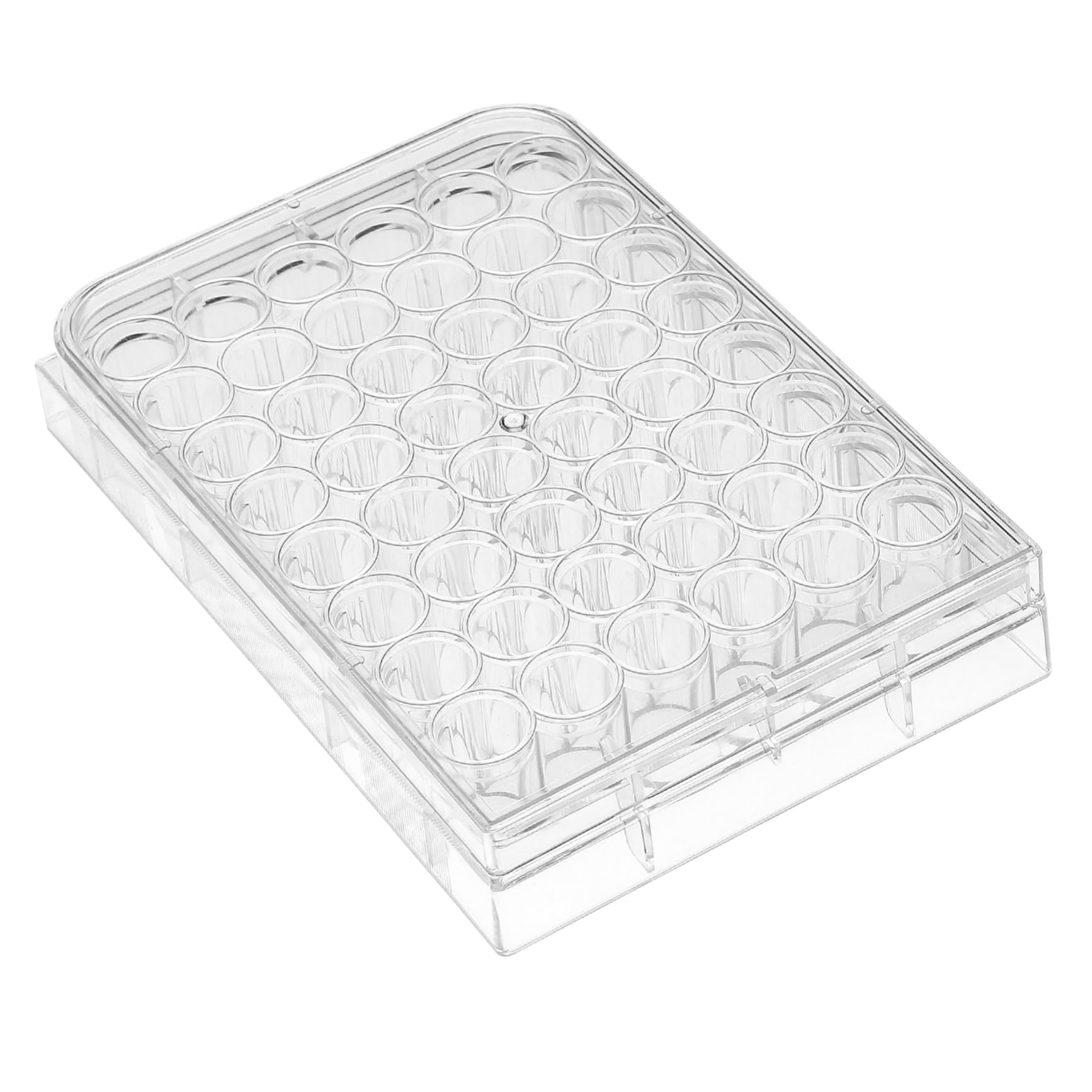 OUNONA Pocillos Microbiologia 15 Piezas De Cultivo Celular De Cultivo De Tejidos Pastillero Para Bandeja Vacía Placas De Agar y Platos De La Cultura De Cultivo Para Plato De Cultivo