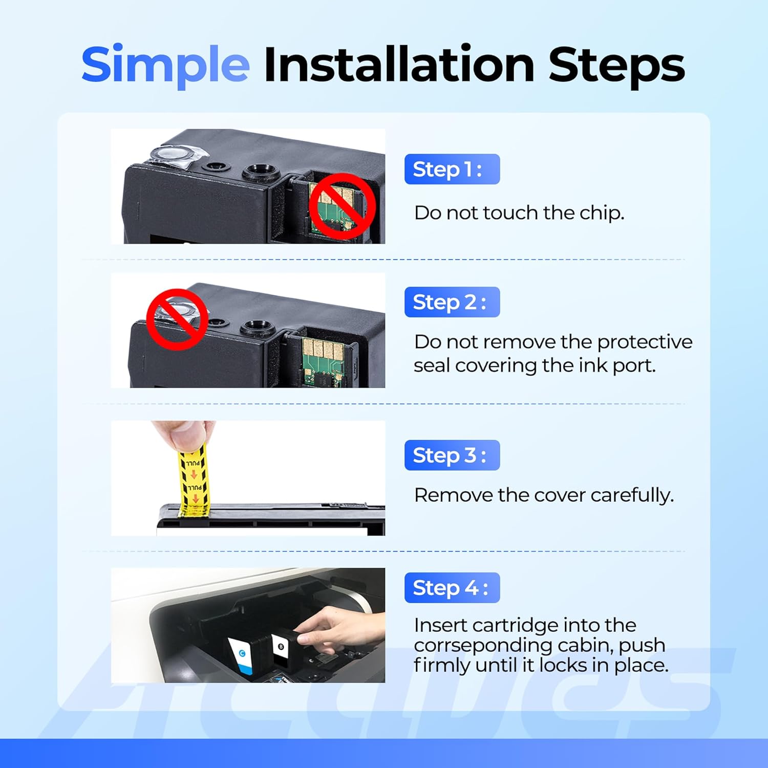 936e High Yield 936 Ink Cartridges for HP Printers HP936 936XL Replacement for HP 936 Ink Cartridges Combo Pack Work for HP Officejet Pro 9125e 9120e 9135e 9730e 9130e 9720e 9122e Printers, 4 Pack