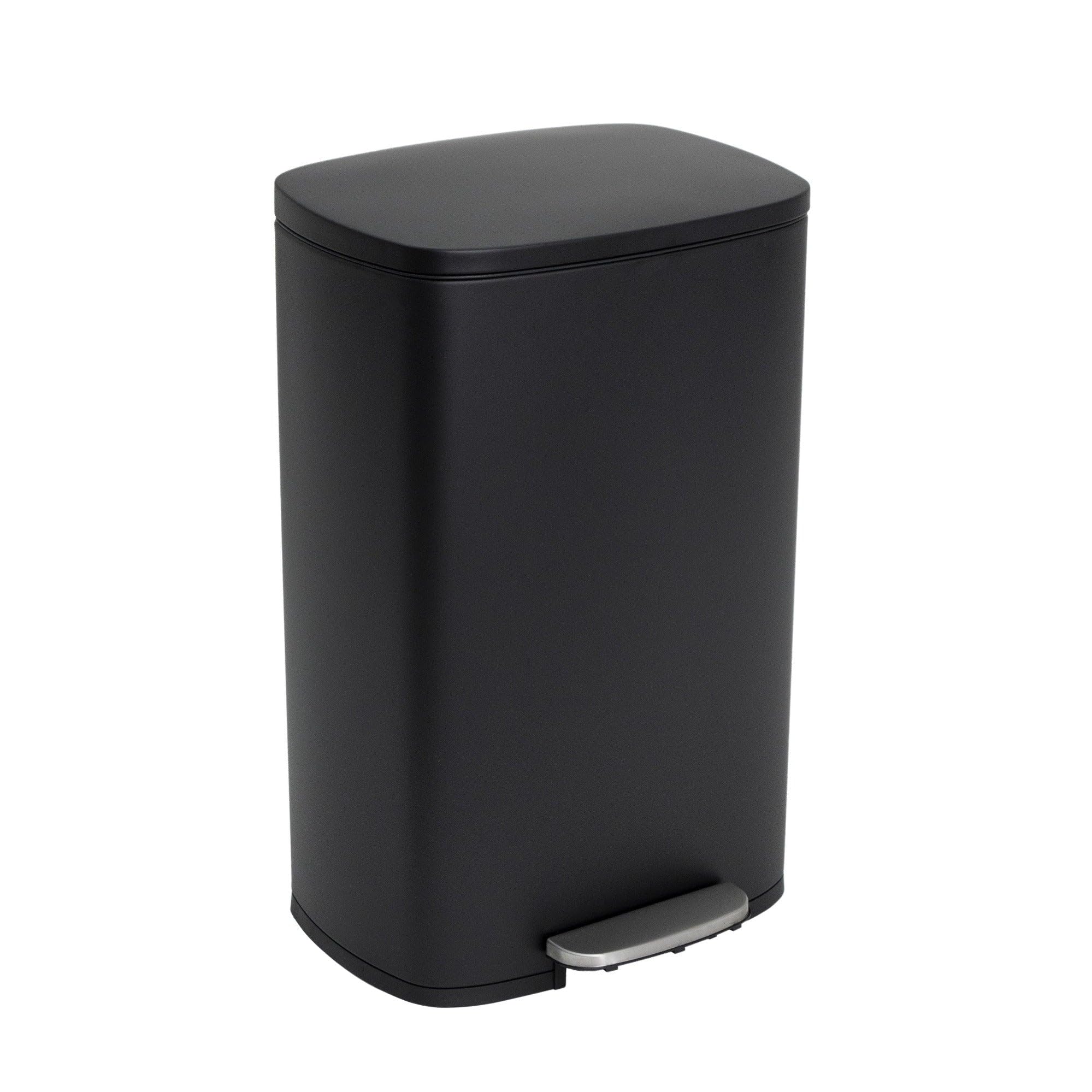 KITCHEN MOVE, Cubo de Cocina de Pedal 50 L Admiral Negro